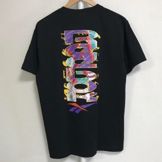 リーボック(Reebok)の90s reeboK/リーボック Tシャツ M USA 黒(Tシャツ/カットソー(半袖/袖なし))