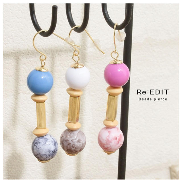 GALSTAR(ギャルスター)のRe:EDIT カラービーズフックピアス レディースのアクセサリー(ピアス)の商品写真