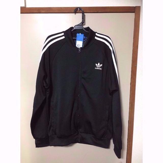 adidas(アディダス)のブラック☆日本Mサイズ　adidas originals SST　トラックトップ メンズのトップス(ジャージ)の商品写真