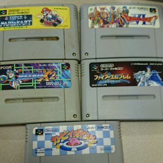 スーファミ ソフト五本セット ドラクエ6(家庭用ゲームソフト)