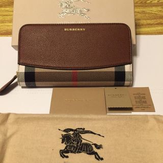 バーバリー(BURBERRY)の新品未使用！正規品  バーバリー Burberry ラウンド 長財布(財布)