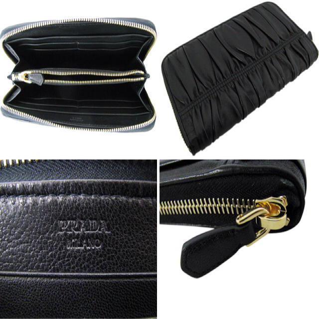 PRADA(プラダ)のPRADA❤️長財布 黒✨本物✨ レディースのファッション小物(財布)の商品写真