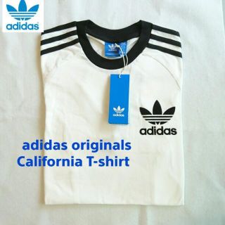 アディダス(adidas)のM ホワイト 新品 アディダス カリフォルニアTシャツ 白色 ユニセックス(Tシャツ(半袖/袖なし))