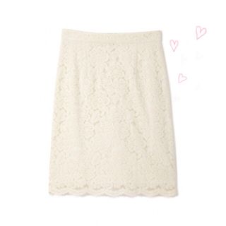 プロポーションボディドレッシング(PROPORTION BODY DRESSING)の美品♡レーススカート(ひざ丈スカート)