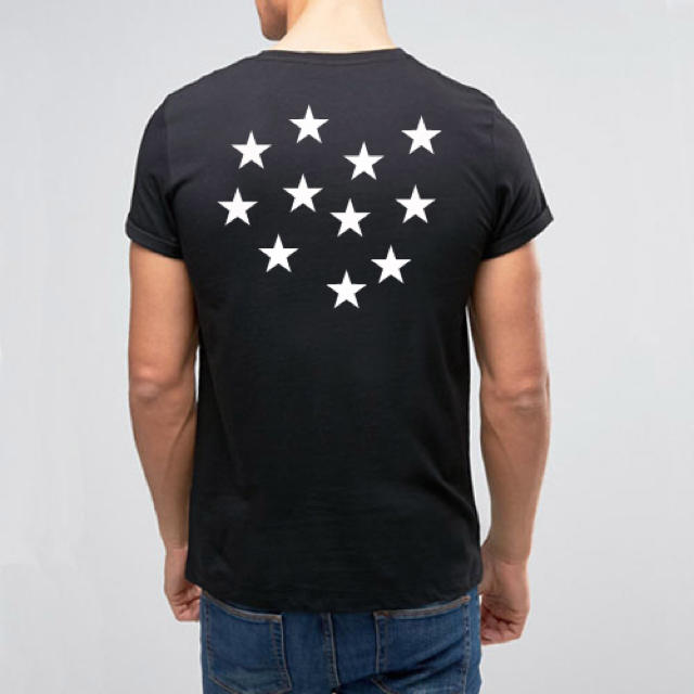 Ron Herman(ロンハーマン)のライズリヴァレンス 11スター レフトアイマウス Tシャツ ブラック メンズのトップス(Tシャツ/カットソー(半袖/袖なし))の商品写真