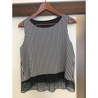 ザラ(ZARA)のZARA ノースリーブ(シャツ/ブラウス(半袖/袖なし))