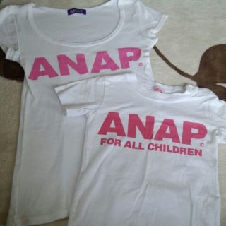 アナップキッズ(ANAP Kids)のanap親子お揃い(Tシャツ(半袖/袖なし))