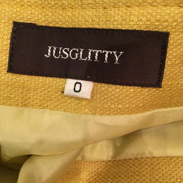 JUSGLITTY(ジャスグリッティー)のJUSGLITTY  イエロースカート♡ レディースのスカート(ひざ丈スカート)の商品写真