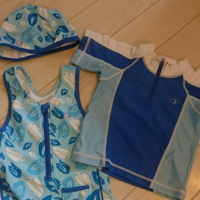 OCEAN PACIFIC(オーシャンパシフィック)の水着3点セット op キッズ/ベビー/マタニティのキッズ服男の子用(90cm~)(水着)の商品写真