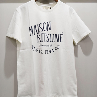 メゾンキツネ(MAISON KITSUNE')のメゾンキツネ 完売品 Sサイズ ホワイト(Tシャツ(半袖/袖なし))