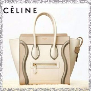 セリーヌ(celine)の世界完売 超希少品！ Celine ラゲージ マルチカラー♪マイクロ(ハンドバッグ)