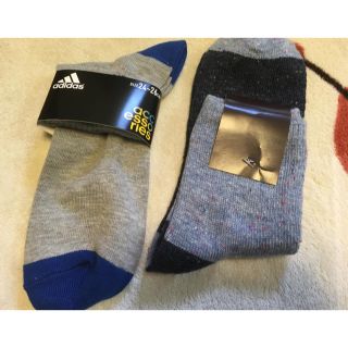 アディダス(adidas)の紳士靴下☆2足セット(ソックス)