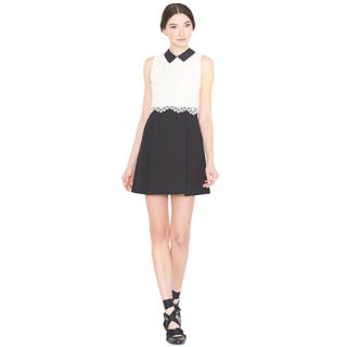 アリスアンドオリビア(Alice+Olivia)の【新品】alice+olivia アリスアンドオリビア♡レース ワンピ(ミニワンピース)