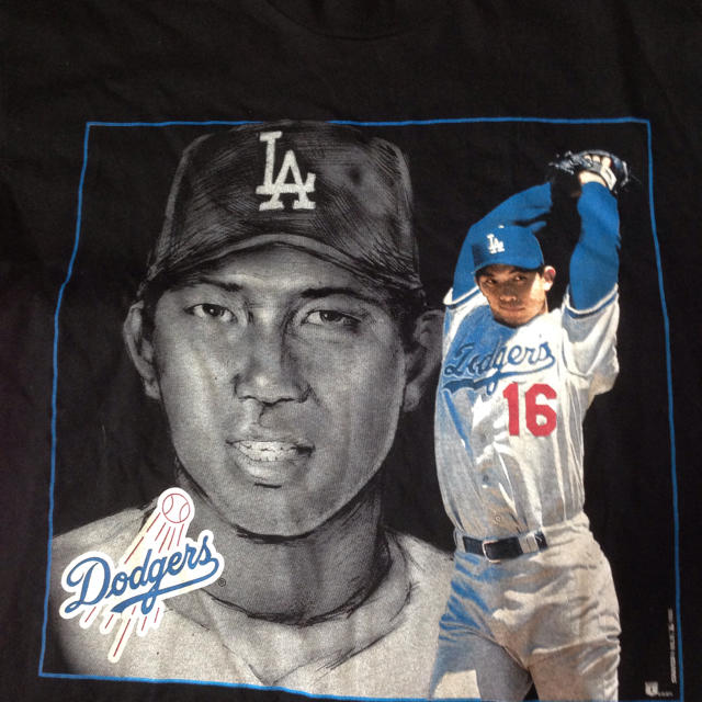 野茂英雄 NOMO 16 ドジャース Dodgers スターター STARTER メンズのトップス(Tシャツ/カットソー(半袖/袖なし))の商品写真