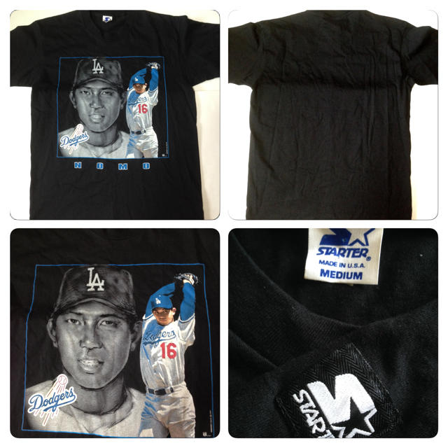 野茂英雄 NOMO 16 ドジャース Dodgers スターター STARTER メンズのトップス(Tシャツ/カットソー(半袖/袖なし))の商品写真