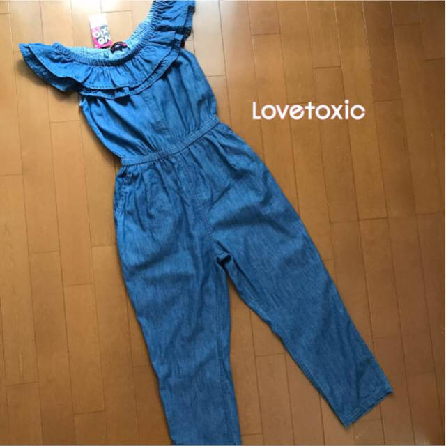 lovetoxic(ラブトキシック)のもゆちゃん様専用 新品 Lovetoxic サロペット オールインワン キッズ/ベビー/マタニティのキッズ服女の子用(90cm~)(パンツ/スパッツ)の商品写真