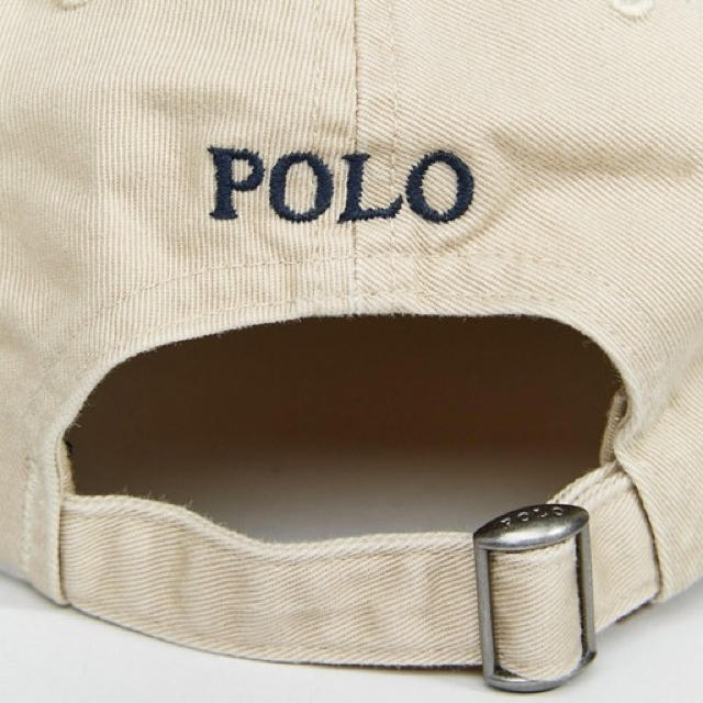 POLO RALPH LAUREN(ポロラルフローレン)の【新品】Polo Ralph Lauren ベースボールキャップ　帽子　ベージュ レディースの帽子(キャップ)の商品写真