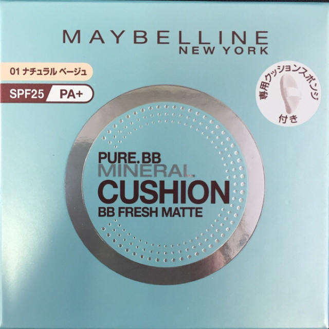 MAYBELLINE(メイベリン)の【新品未使用】ピュアミネラル BB フレッシュクッション マット コスメ/美容のベースメイク/化粧品(BBクリーム)の商品写真