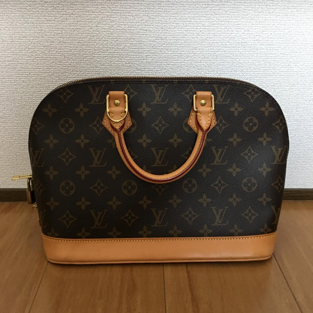 正規品 louis vuitton アルマPM モノグラム ハンドバッグ 鍵付バッグ