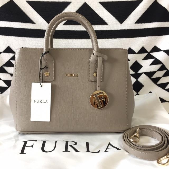 Furla - 限定セール 新品 フルラ リンダ コンパクト 2wayバッグ グレー