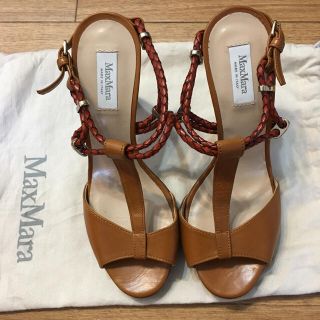 マックスマーラ(Max Mara)のMaxMara 編み込みストラップ サンダル(サンダル)