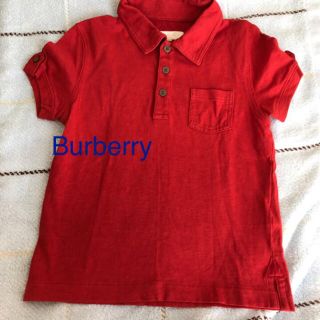 バーバリー(BURBERRY)の【美品】バーバリー 100cm〜  半袖 ポロシャツ キッズ(Tシャツ/カットソー)