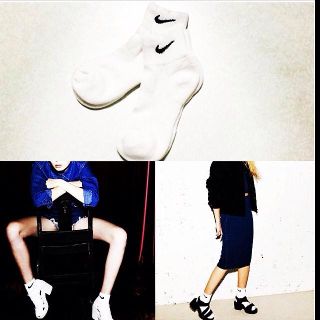 ナイキ(NIKE)のNIKE白ソックス 未使用(ソックス)