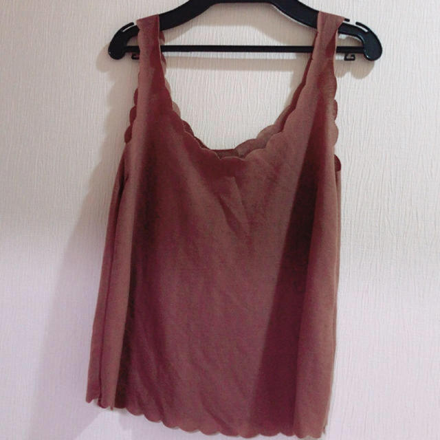 TOPSHOP(トップショップ)のトップショップ♡スカラップタンクトップ♡ レディースのトップス(タンクトップ)の商品写真