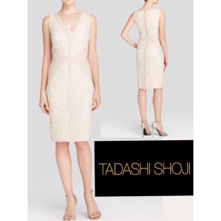 タダシショウジ(TADASHI SHOJI)の新品タグ付き TADASHI SHOJI US6 11号相当ドレスタダシショージ(ひざ丈ワンピース)