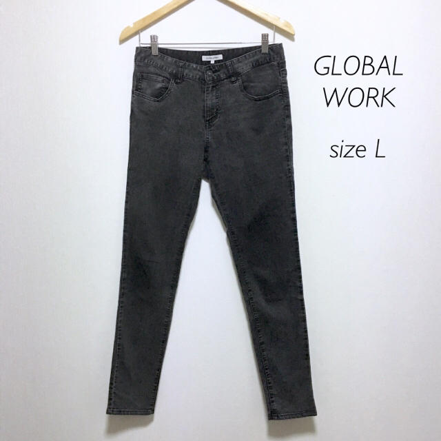 GLOBAL WORK(グローバルワーク)のGLOBAL WORK ブラックスキニーデニム レディースのパンツ(デニム/ジーンズ)の商品写真