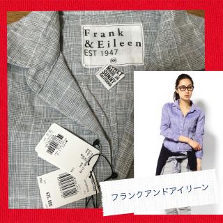 フランクアンドアイリーン(Frank&Eileen)のCOCOAさま専用フランクアンドアイリーン新品リネンシャツＸＳ(シャツ/ブラウス(長袖/七分))