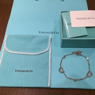 ティファニー(Tiffany & Co.)の【定価3万】ティファニー ♡ハートブレスレット【クリーニングしてお渡し】(ブレスレット/バングル)