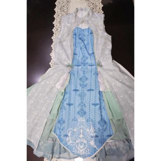 アンジェリックプリティー(Angelic Pretty)のAprillolita OP、羽織りSET(ひざ丈ワンピース)