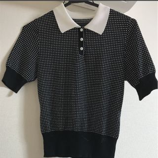 フォクシー(FOXEY)のフォクシー トップス ポロ 半袖 ニット FOXEY BOUTIQUE(カットソー(半袖/袖なし))