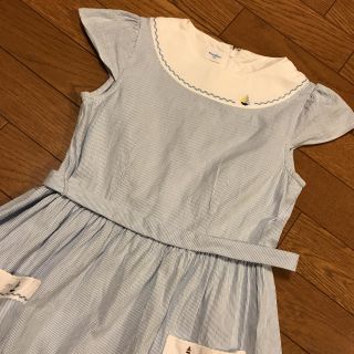 ファミリア(familiar)のファミリア 水色ワンピース 140センチ(ワンピース)