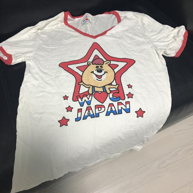 wc(ダブルシー)のWC クマタン 星条旗柄 レディースのトップス(Tシャツ(半袖/袖なし))の商品写真