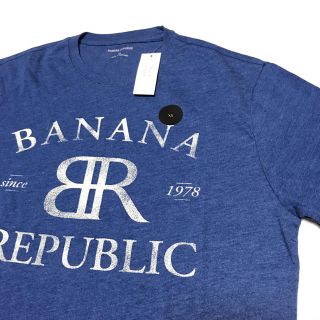 バナナリパブリック(Banana Republic)のBANANA REPUBLIC  Tシャツ  ブルー(Tシャツ/カットソー(半袖/袖なし))