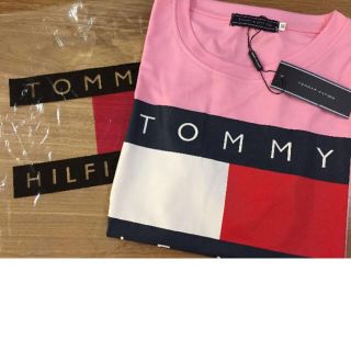 トミーヒルフィガー(TOMMY HILFIGER)のトミーヒルフィガー☆ピンクTシャツ(Tシャツ(半袖/袖なし))