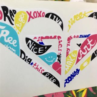 ロキシー(Roxy)の☆ROXYハワイ☆新品未使用品♪popで元気なlogoステッカーp(サーフィン)