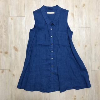 スローブイエナ(SLOBE IENA)のまりか様専用◆美品◆IENAリネンシャツワンピース◆(シャツ/ブラウス(長袖/七分))