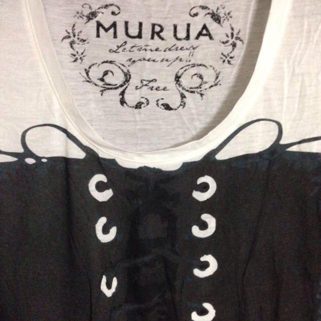 MURUA(ムルーア)のMURUA ムルーア  Tシャツ レディースのトップス(Tシャツ(半袖/袖なし))の商品写真