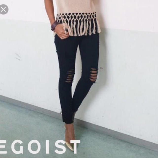 EGOIST(エゴイスト)のEGOISTクラッシュデニム レディースのパンツ(デニム/ジーンズ)の商品写真