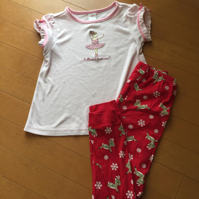 GYMBOREE(ジンボリー)のジンボリー 夏用パジャマ 半袖 GYMBOREE キッズ/ベビー/マタニティのキッズ服女の子用(90cm~)(パジャマ)の商品写真