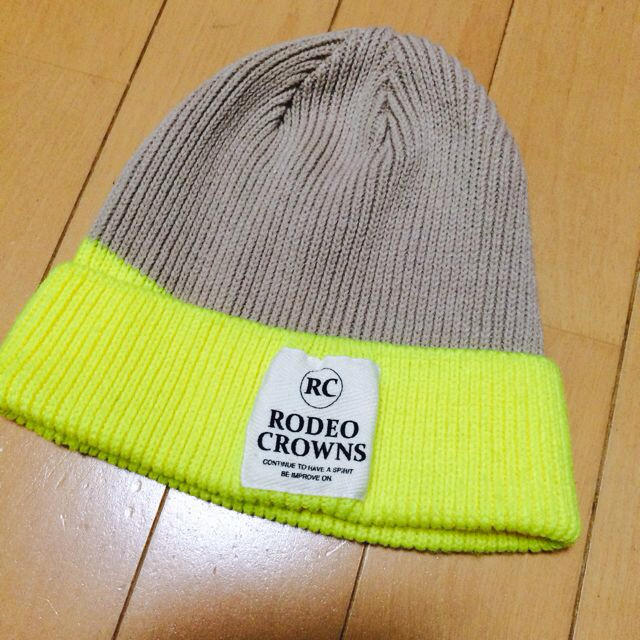 RODEO CROWNS(ロデオクラウンズ)のRodeo ニット帽 レディースの帽子(ニット帽/ビーニー)の商品写真