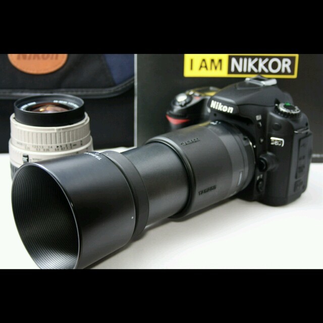 良さが伝わる名機!!Wi-Fi対応♪Nikon ニコン D80 Wレンズセット