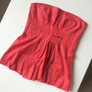 ビーシービージーマックスアズリア(BCBGMAXAZRIA)の【美品】MAXAZRIAベアトップ(ベアトップ/チューブトップ)