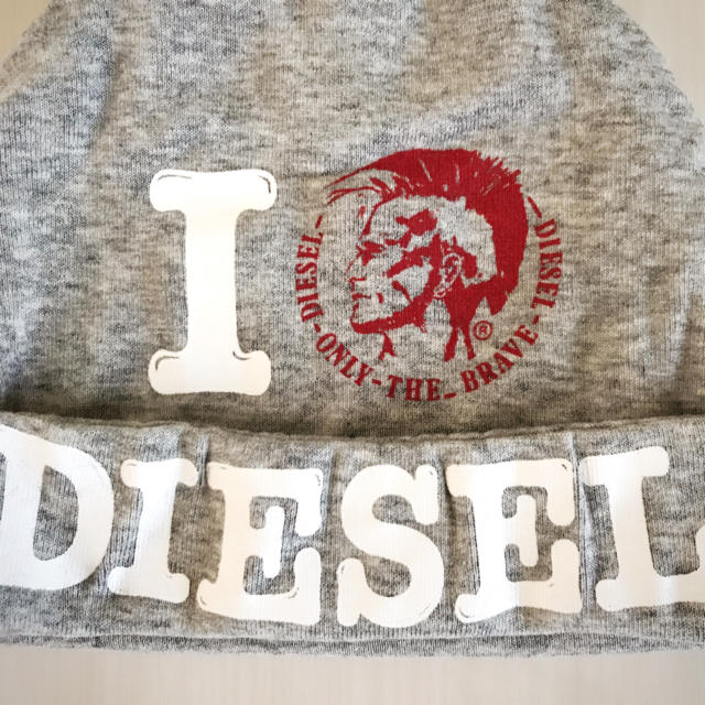 DIESEL(ディーゼル)の未使用☆DIESEL ベビーキャップ キッズ/ベビー/マタニティのこども用ファッション小物(帽子)の商品写真