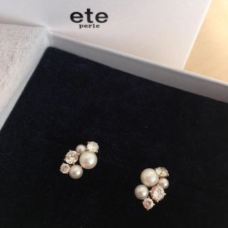 エテ(ete)のねむ様専用💗  ete K18 パールピアス、ネックレス2点セット(ピアス)