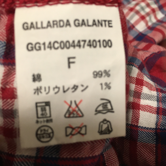 GALLARDA GALANTE(ガリャルダガランテ)のガリャルダガランテ チェックシャツ レディースのトップス(シャツ/ブラウス(長袖/七分))の商品写真