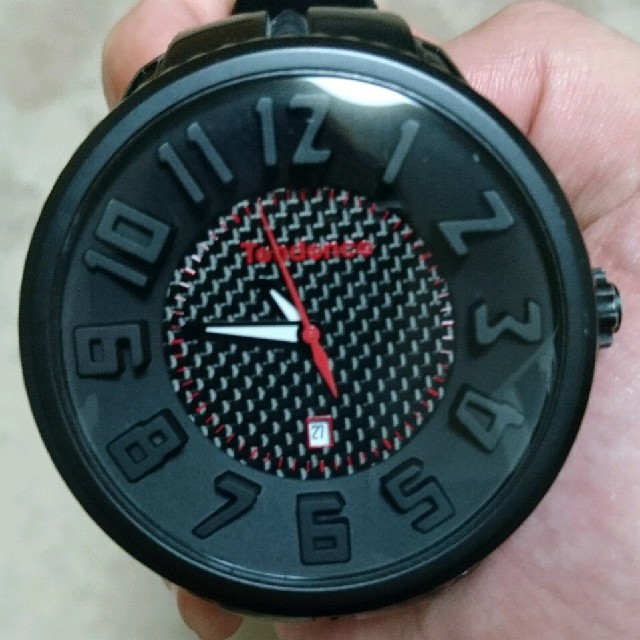 HYDROGEN(ハイドロゲン)のテンデンス腕時計～美品～ メンズの時計(ラバーベルト)の商品写真
